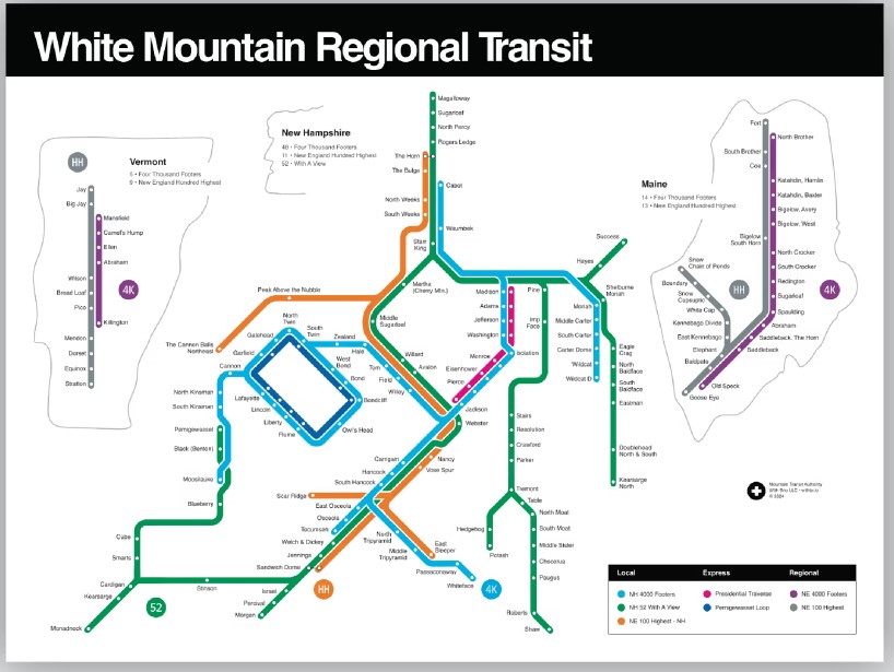 White Mountain Regional Transit Poster